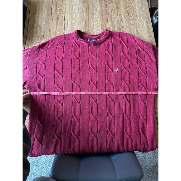 USA Gant Vintage Red Knit Sweater Size Large - Picture 3 of 4